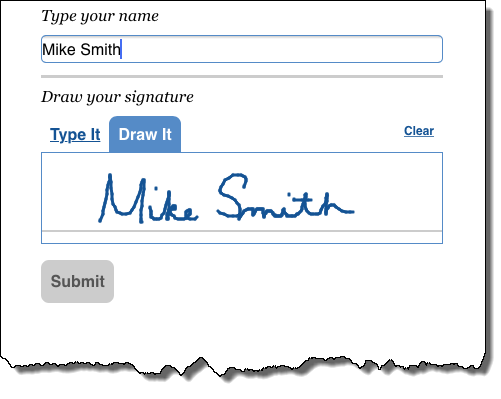Signature Example